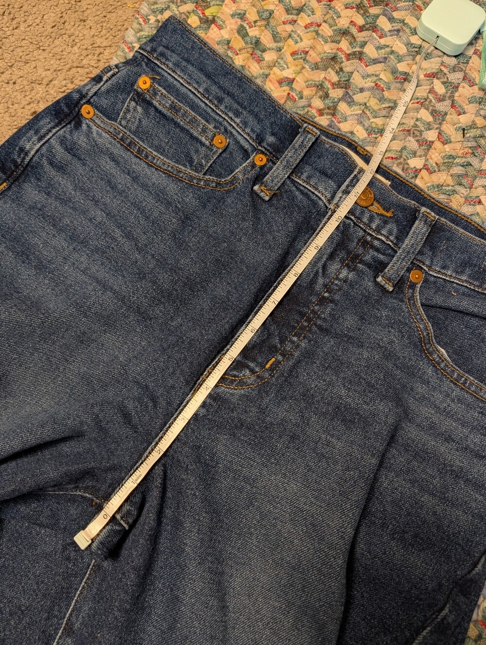 NWT Madewell The Momjean in Hoover Wash - Picture 13 of 15